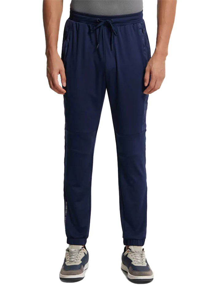 Men's Microfiber Elastane Stretch Navy Jogger