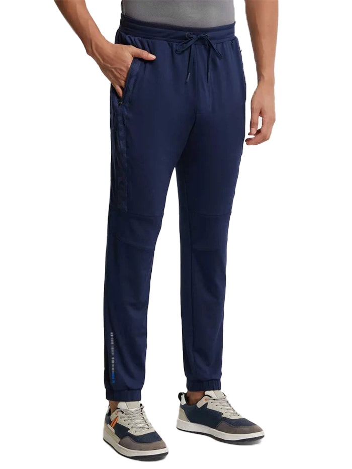Men's Microfiber Elastane Stretch Navy Jogger