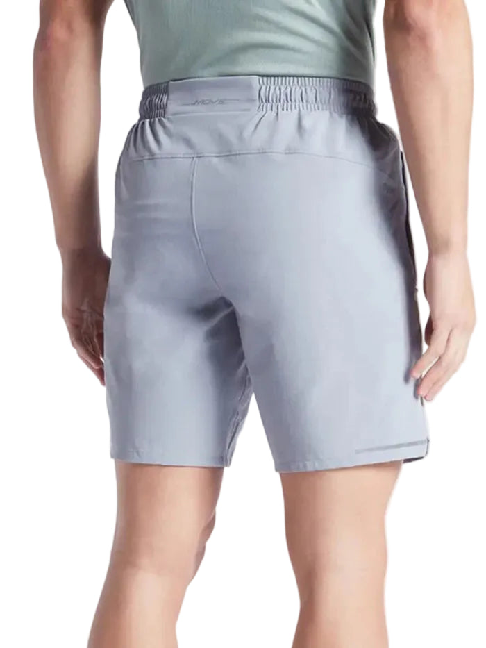Recycled Microfiber Elastane Stretch Solid Shorts - CP Grey