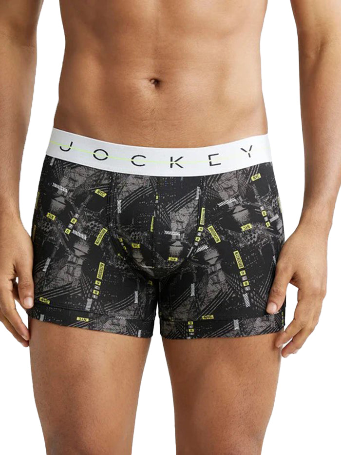 Men's Assorted Super Combed Cotton Elastane Printed Trunk with Ultrasoft Waistband