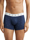 Men&#39;s Assorted Super Combed Cotton Elastane Printed Trunk with Ultrasoft Waistband