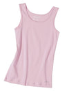 Girl&#39;s Super Combed Cotton Rib Solid Inner Sweet Lilac Tank Top