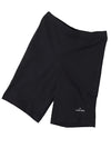 Girl&#39;s Super Combed Cotton Elastane Stretch Black Shorts