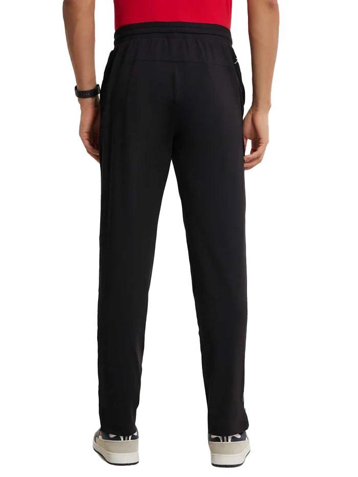Men&#39;s Soft Touch Microfiber Elastane Stretch Black Trackpant