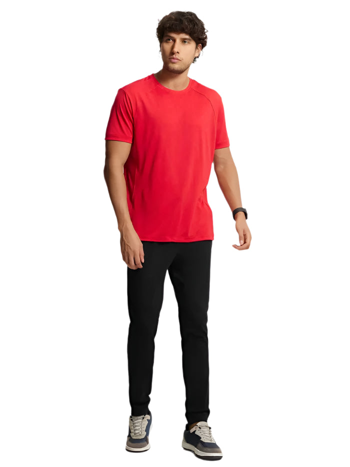 Men&#39;s Super Combed Cotton Rich Black Jogger