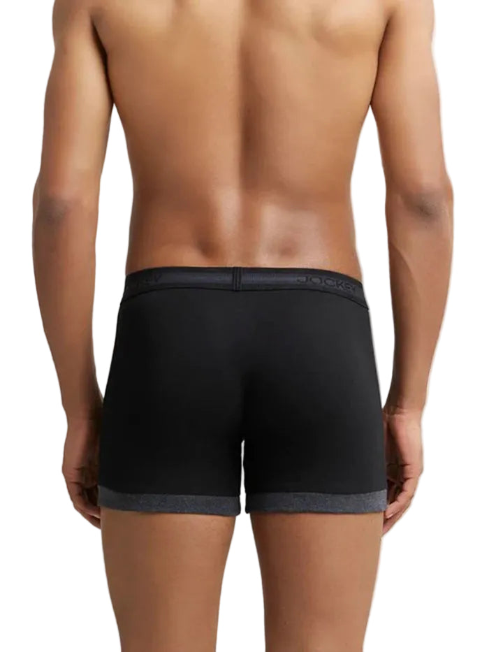 Super Combed Cotton Rib Solid Boxer Brief with StayFresh Treatment