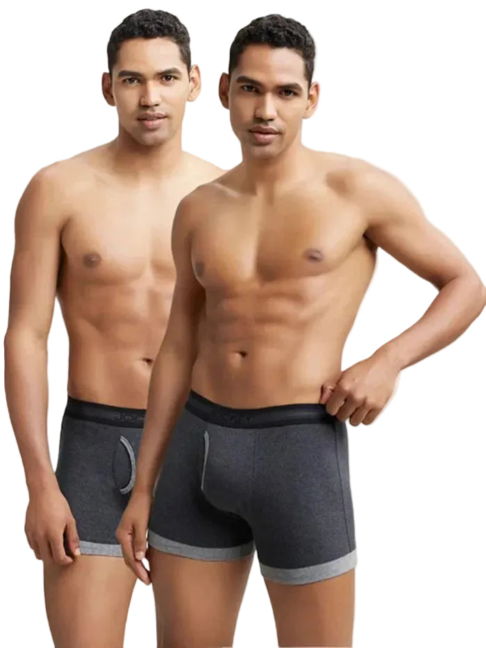 Super Combed Cotton Rib Solid Boxer Brief with StayFresh Treatment