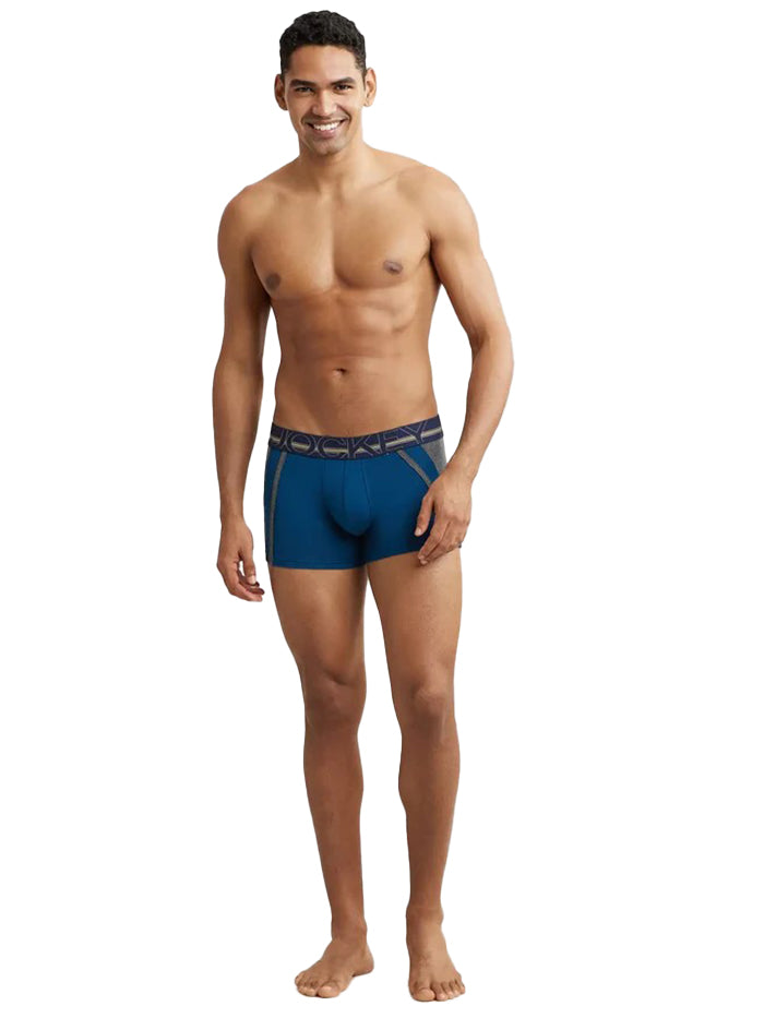 Men&#39;s Super Combed Cotton Elastane Stretch Solid Poseidon Trunk