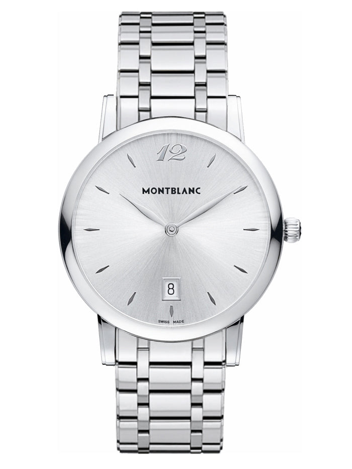 MONTBLANC WATCH STAR CLASSIQUE QUARTZ SILVER DIAL