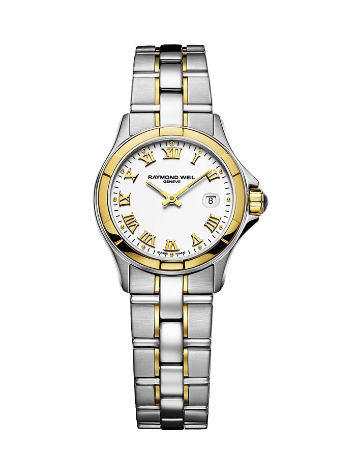 RAYMOND WEIL PARSIFAL LADIES STEEL & GOLD