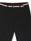Boys Flat Front Belted Trousers