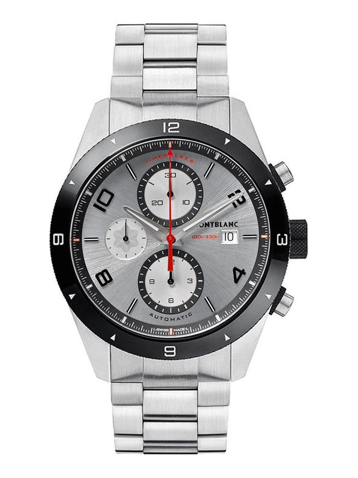 MONTBLANC WATCH-TMW STEELCERAMIC 43MM AUTOMATIC 25 JEWELS SILVER DIAL