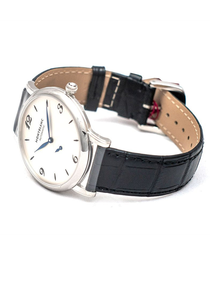 MONTBLANC WATCH STAR CLASSIQUE AUTOMATIC BLACK LEATHER