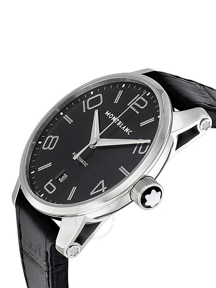 MONTBLANC WA_TMW_39MM AUTOMATIC BLACK LEATHER