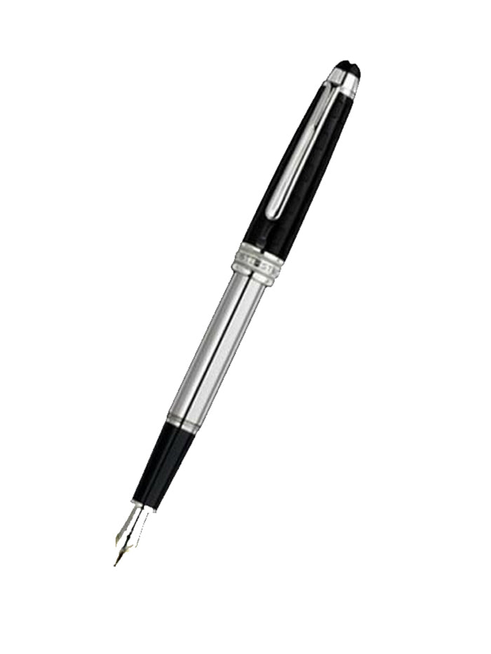 Montblanc Meisterstuck Solitaire Ceramics Black Prisma Fountain Pen
