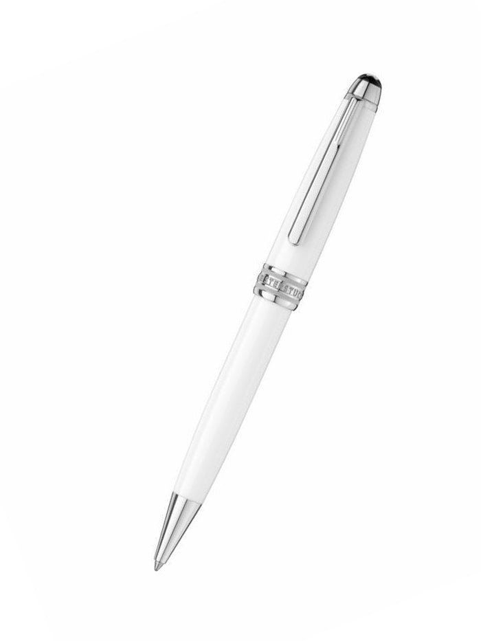 MONTBLANC MEISTERSTÜCK WHITE SOLITAIRE CLASSIQUE BALLPOINT PEN