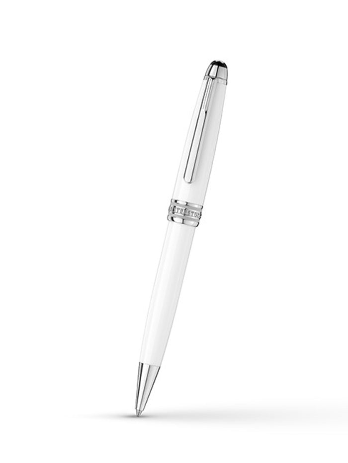MONTBLANC MEISTERSTÜCK WHITE SOLITAIRE CLASSIQUE BALLPOINT PEN