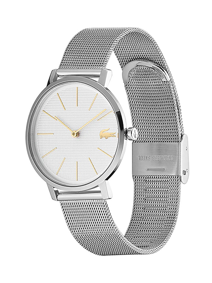 Lacoste Moon Silver Mesh Women's Watch