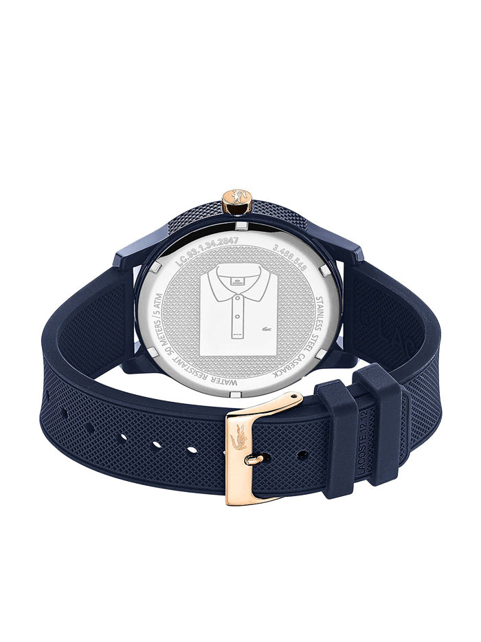 Lacoste Analogue Blue Silicone Men&#39;s Watch