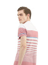 UNITED COLORS OF BENETTON MEN STRIPED POLO COLLAR T-SHIRT
