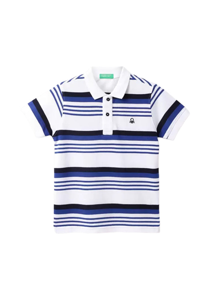 Boys Solid Pure Cotton White T Shirt