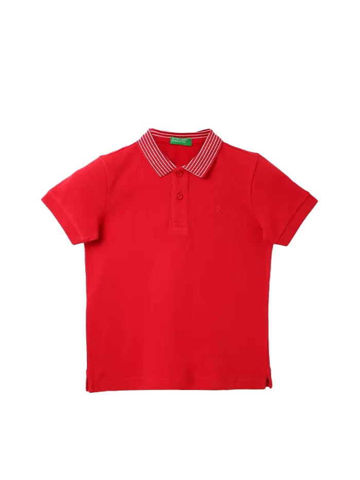 Boys Self Design Pure Cotton T Shirt