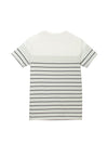 UNITED COLORS OF BENETTON MEN STRIPED ROUND NECK T-SHIRT