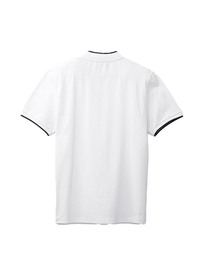 UNITED COLORS OF BENETTON MENS SHORT SLEEVE TIPPING T-SHIRT