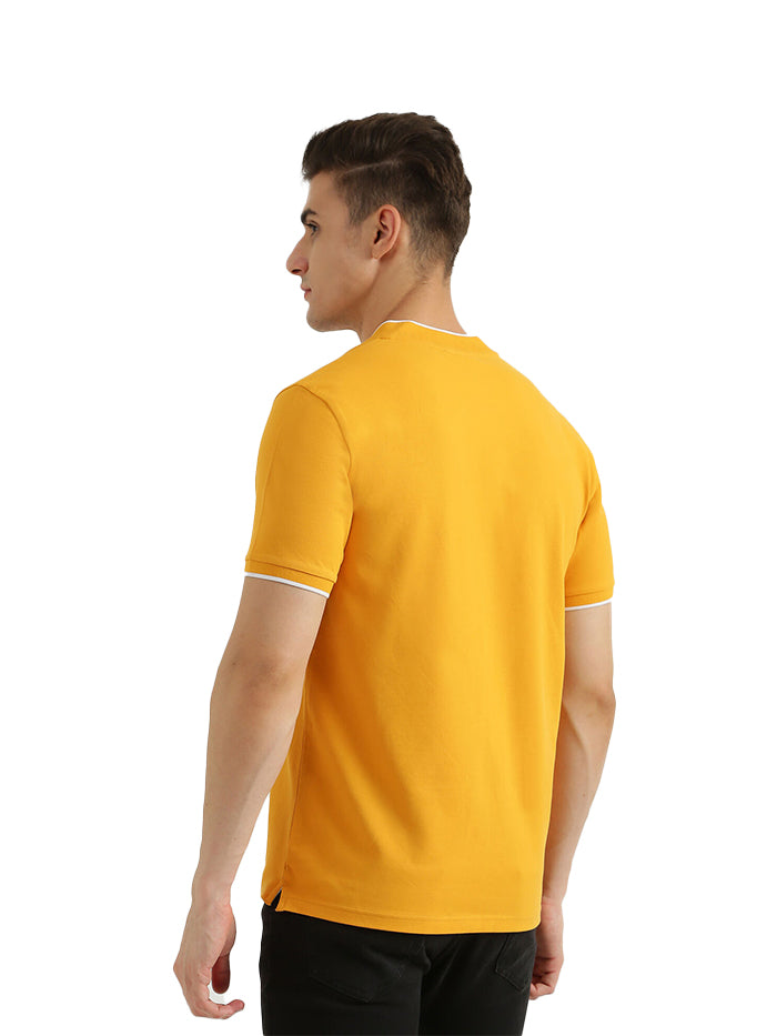 UNITED COLORS OF BENETTON MENS SHORT SLEEVE TIPPING T-SHIRT