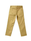 Boys Regular Fit Brown Pure Cotton Brown Trousers