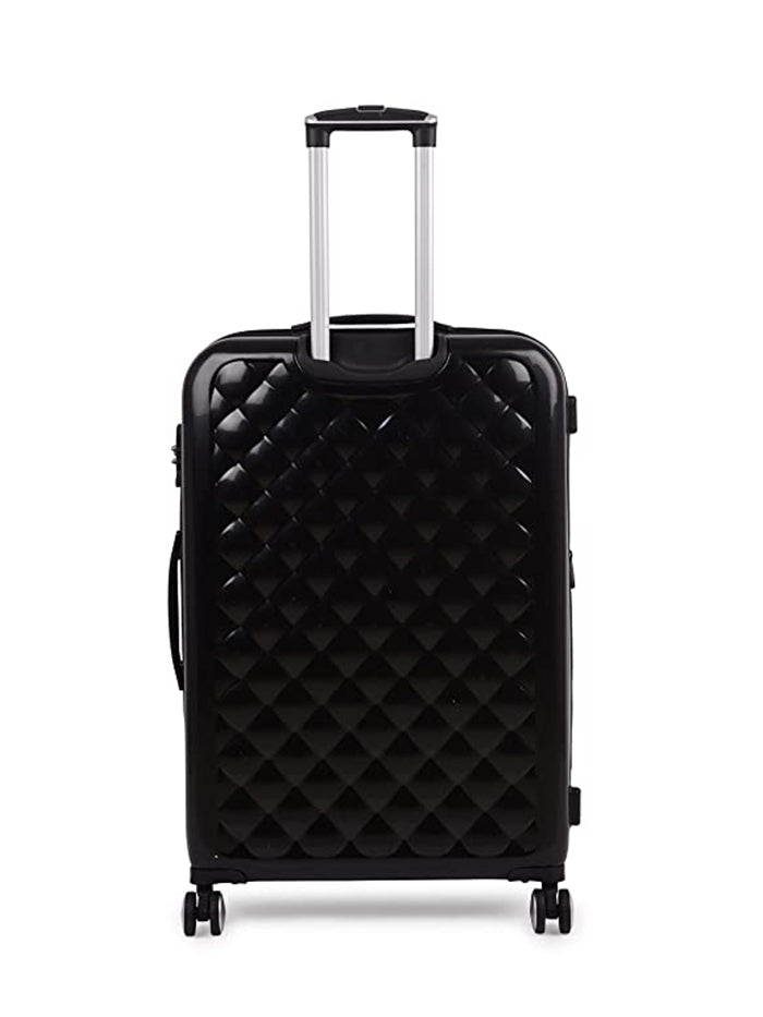 it luggage Resonating Black Fashionista Advant Hard Side Suitcase Expandable Travel Bag