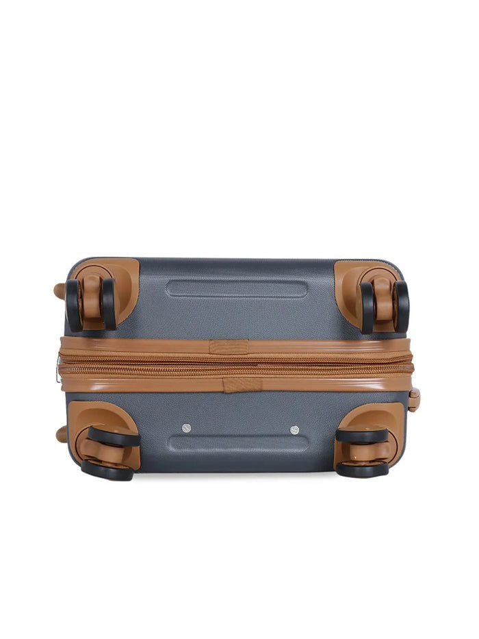 IT luggage Fashionista Hardsided Suitcase Charcoal Gray Trolley bag