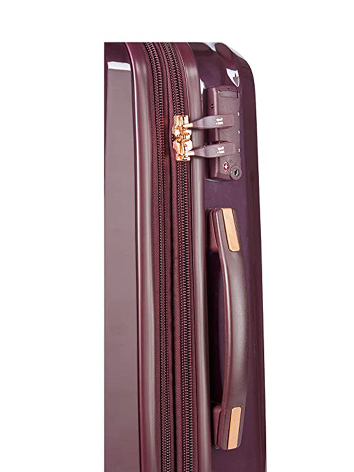 it luggage Certify Aubergine Hard Sided Suitcase Expandable Travel Bag