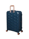 it luggage Certify Peacock Navy Hard Sided Suitcase Expandable Travel Bag