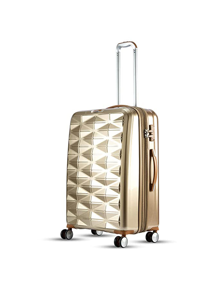 it luggage Certify Frosted Almond Hard Sided Suitcase Expandable Travel Bag