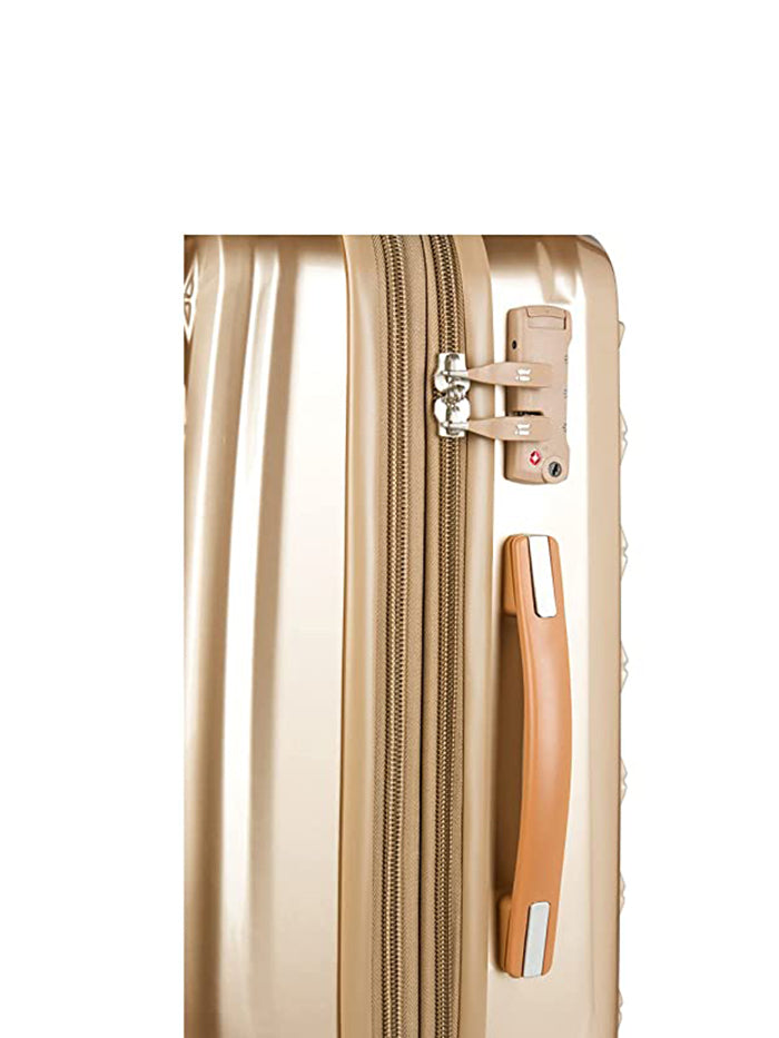 it luggage Certify Frosted Almond Hard Sided Suitcase Expandable Travel Bag