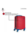 it luggage Red Color Solid Trolley Bag