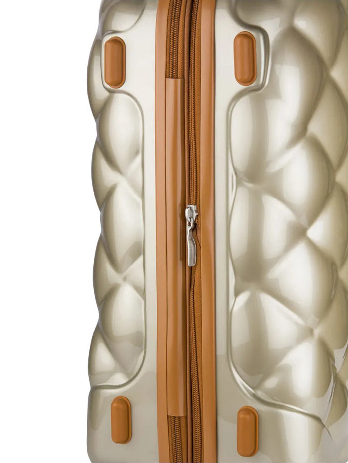 IT luggage Beige Solid Trolley Bag