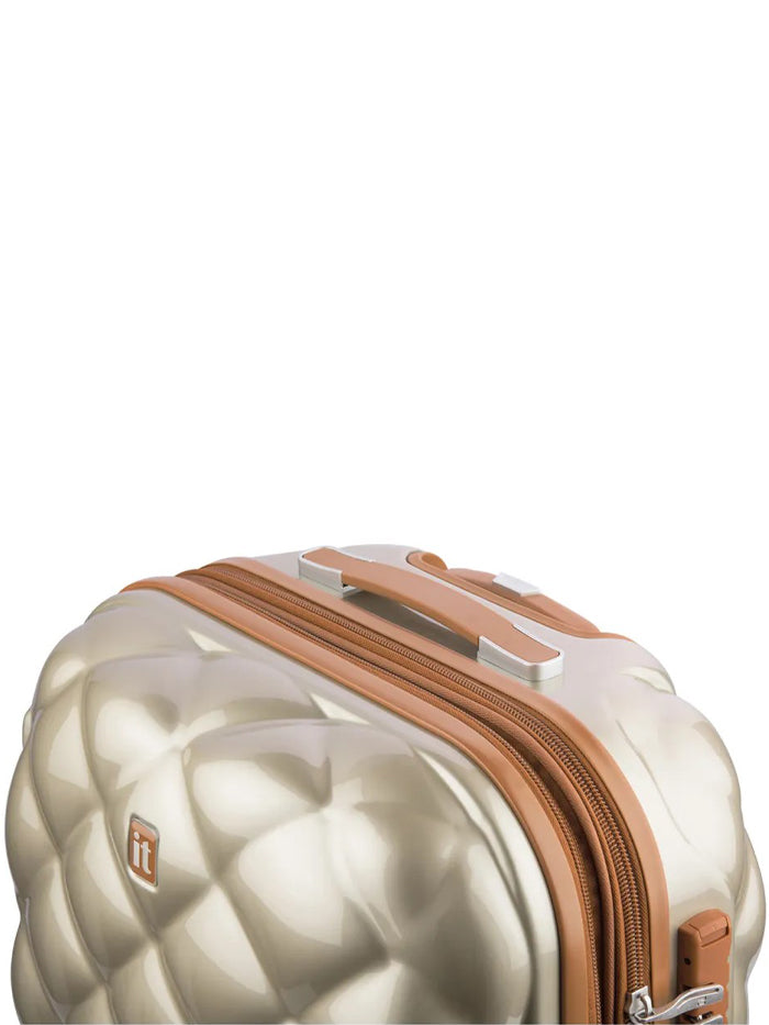 IT luggage Beige Solid Trolley Bag