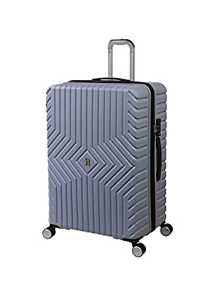 it luggage Resonating Blue Fog Hard Side Suitcase Expandable Travel Bag