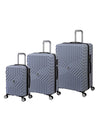 it luggage Resonating Blue Fog Hard Side Suitcase Expandable Travel Bag