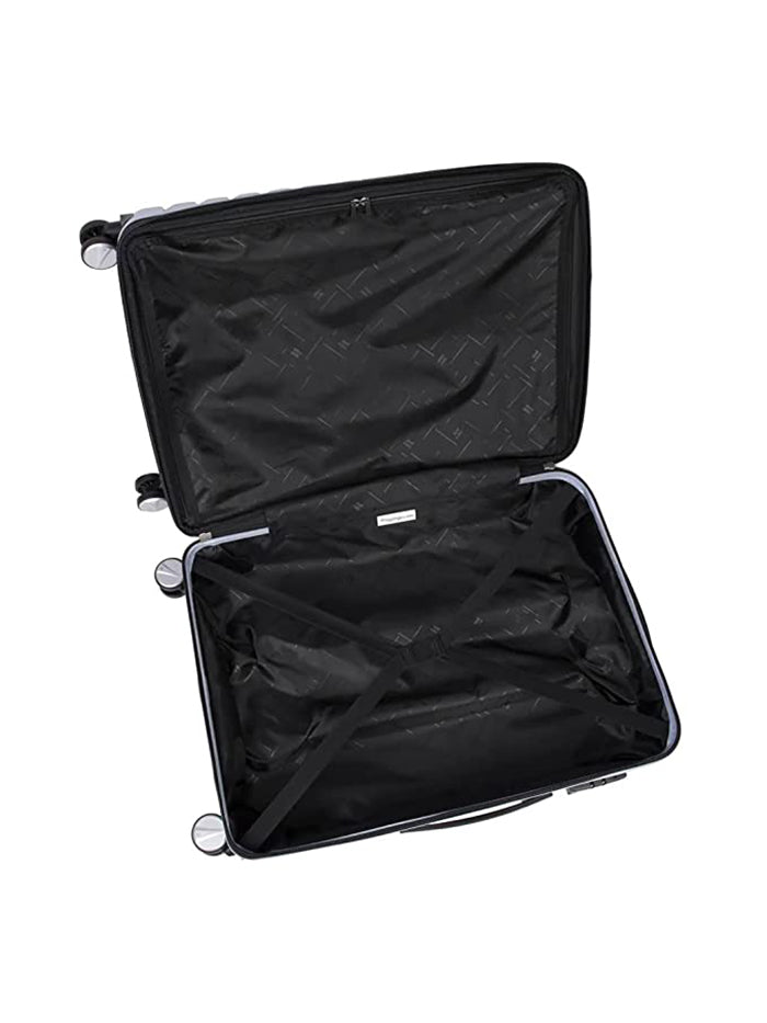 it luggage Resonating Blue Fog Hard Side Suitcase Expandable Travel Bag