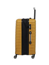 it luggage Resonating Metal Old Gold Hard Side Suitcase Expandable Travel Bag