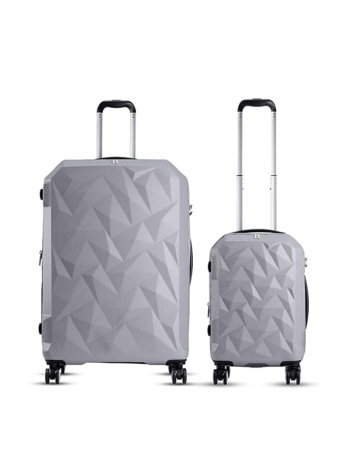 it luggage Ice Cap Frost Grey Suitcase Expandable Travel Bag