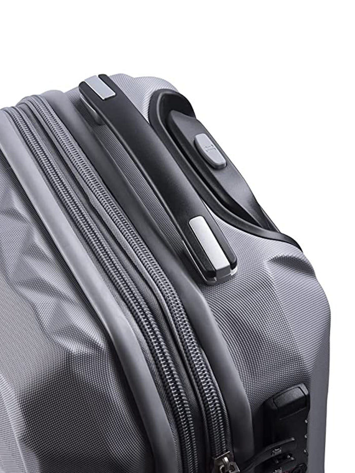 it luggage Ice Cap Frost Grey Suitcase Expandable Travel Bag