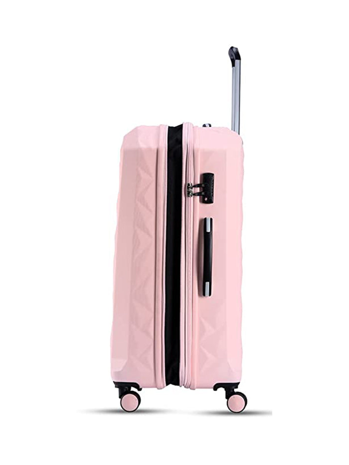 it luggage Ice Cap Gossamer Pink Suitcase Expandable Travel Bag