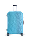 it luggage Ice Cap Blue Hard Sided 8 Wheel Suitcase Expandable Travel Bag