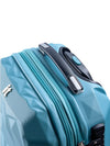 it luggage Ice Cap Blue Hard Sided 8 Wheel Suitcase Expandable Travel Bag