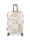 it luggage Sheen Gold Greyscale Marble Hard Side Suitcase Expandable Travel Bag