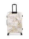 it luggage Sheen Gold Greyscale Marble Hard Side Suitcase Expandable Travel Bag